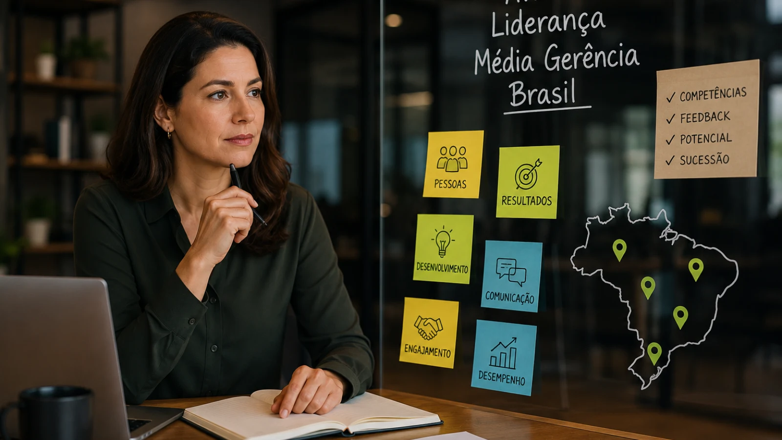 Média gerência no Brasil: como avaliar liderança sem perder foco de negócio